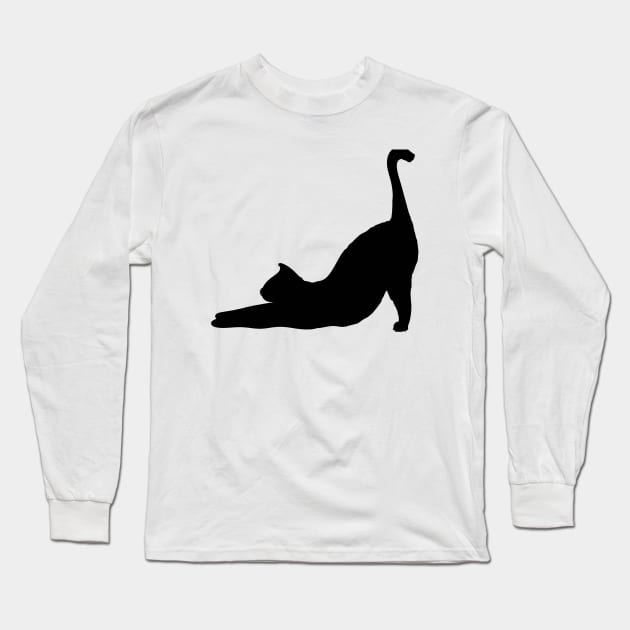 Sleepy cat Long Sleeve T-Shirt by Ykartwork